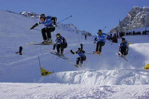 Des skieurs à Tignes