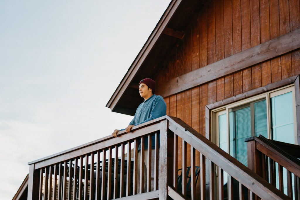 Terrasse chalet montagne